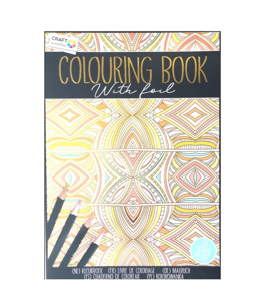 Craft sensations kleurboek met goud - 26 ontwerpen