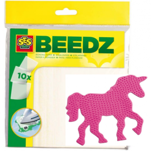 SES Beedz 10 Strijkpapieren - Legbord unicorn
