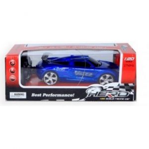 RC Hero Race auto met afstandsbediening- 20cm (blauw