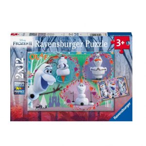 Ravensburger Disney Olaf puzzel - 2 x 12 stukjes