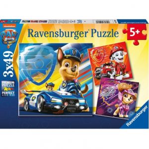 Ravensburger Disney Paw Patrol puzzel - 3 x 49 stukjes