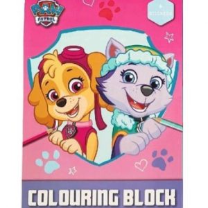 Toi-toys roze kleurboek Paw Patrol met stickers